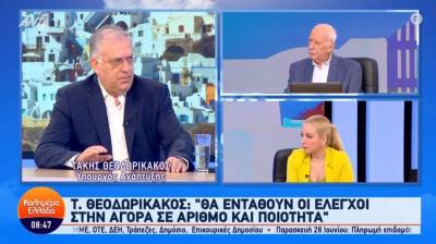 Θεοδωρικάκος για ακρίβεια: Παράταση μέτρων για τις τιμές και αλλαγές στους ελέγχους (Βίντεο)