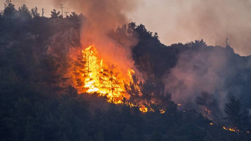 Πολύ υψηλός κίνδυνος πυρκαγιάς (κατηγορία κινδύνου 4) σήμερα σε έξι περιοχές