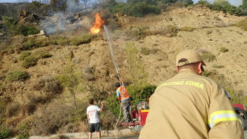 Μεσσηνία: 800 στρέμματα έκαψε η φωτιά στη Χρυσοκελλαριά - Νυχτερινές αναζωπυρώσεις