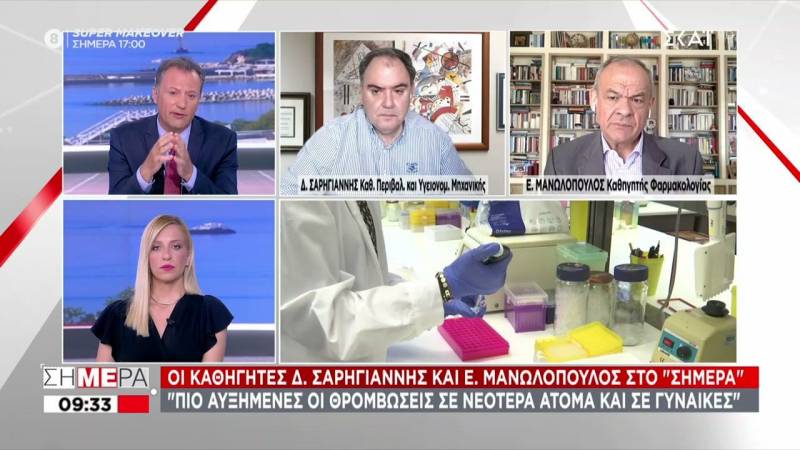 Σαρηγιάννης: Στις 15 Ιουνίου θα πέσουμε από τα 1.000 κρούσματα την ημέρα (Βίντεο)