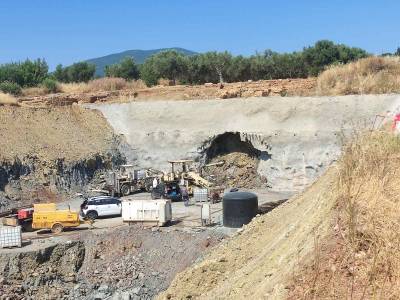 Σήραγγα Τζάνε - Καλαμάκι: Αργοί ρυθμοί για την παράκαμψη Πεταλιδίου