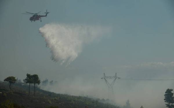 Δύο μεγάλες φωτιές σε Νέα Μάκρη και Κερατέα - Συναγερμός στην Πυροσβεστική
