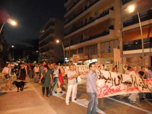 Μεγάλη πορεία αλληλεγγύης για την Παλαιστίνη στην Καλαμάτα (βίντεο και φωτογραφίες)