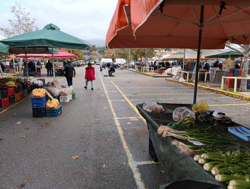 Αδεια χθες η λαϊκή της ΚΑΚ λόγω της απεργίας των παραγωγών