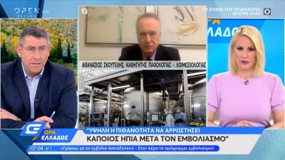 Σκουτέλης: Υψηλή πιθανότητα να αρρωστήσει κάποιος ήπια μετά τον εμβολιασμό (Βίντεο)