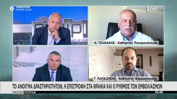 Τζανάκης: Αυτοί είναι οι τρεις παράγοντες που θα φέρουν αποκλιμάκωση του κορονοϊού (Βίντεο)