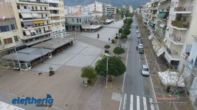 Πρωτόγνωρη... 25η Μαρτίου στην Καλαμάτα (φωτογραφίες)