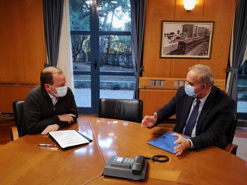 Λαμπρόπουλος με Καραμανλή: Τέλος 2022 θα ξεκινήσουν τα αντιπλημμυρικά της Μεσσηνίας