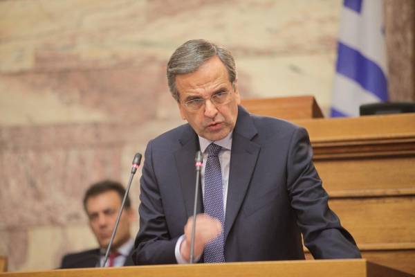 Σαμαράς: "Το πραγματικό ερώτημα είναι ναι ή όχι στο ευρώ"