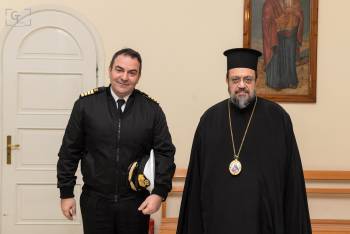 Επίσκεψη λιμενάρχη Καλαμάτας στον μητροπολίτη Μεσσηνίας
