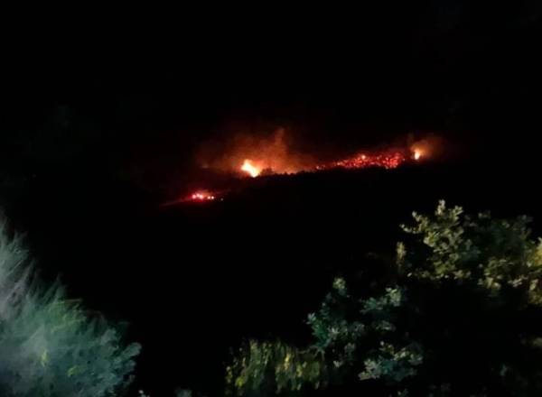 Μεσσηνία: Σε εξέλιξη δύο πυρκαγιές κοντά στην Κυπαρισσία (βίντεο-φωτογραφίες)