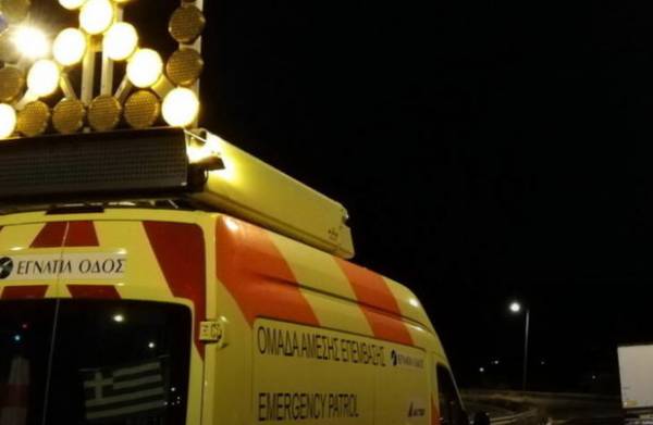 Ένας νεκρός και 8 τραυματίες σε τροχαίο στην Εγνατία οδό (Βίντεο)