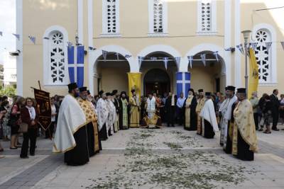 Το Τίμιο Ξύλο στην Ανάληψη Καλαμάτας (βίντεο)