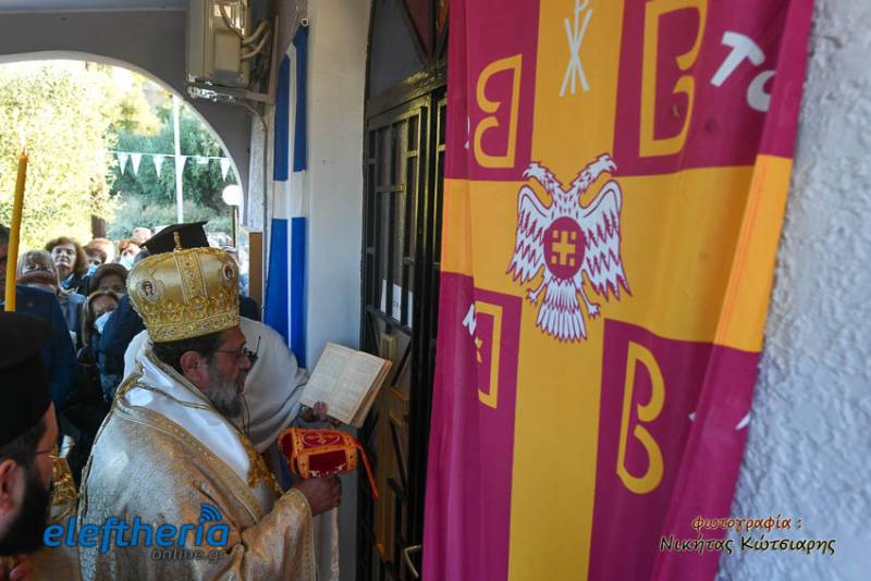 Καλαμάτα: Εγκαινιάστηκε το παρεκκλήσι της Αγίας Βαρβάρας στα Κατσαρέικα (βίντεο-φωτογραφίες)