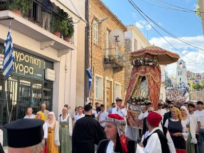 Εορτάστηκε στην Πύλο η μνήμη της Παναγίας Μυρτιδιώτισσας