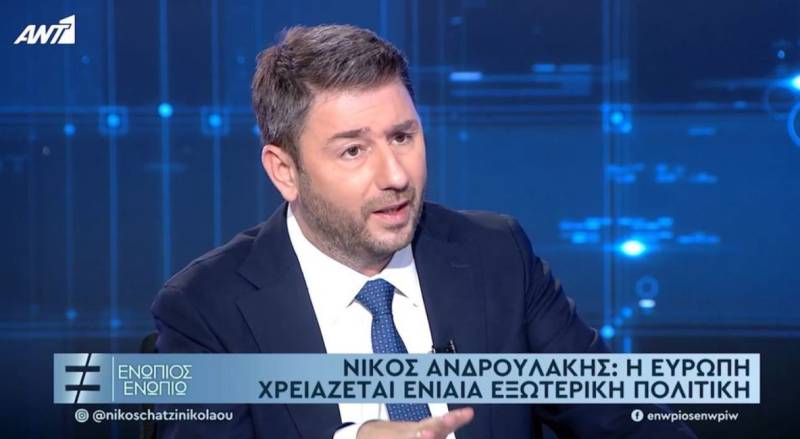 Ανδρουλάκης: Δεν θα γίνω τροχονόμος μεταξύ ΝΔ και ΣΥΡΙΖΑ (Βίντεο)