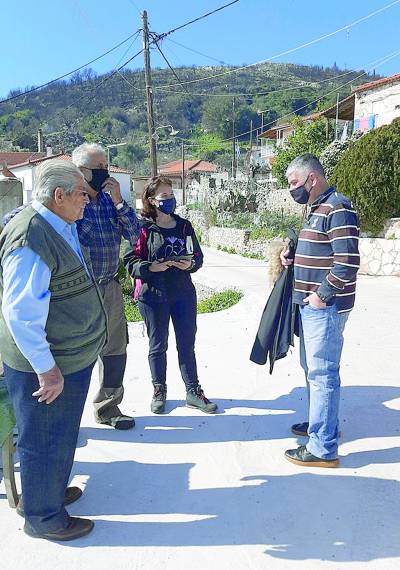 Αυτοψία γεωλόγου για κατολίσθηση στη Μαθία