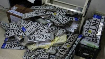 Μεσσηνία: 100 πινακίδες κυκλοφορίας από άλλους νομούς
