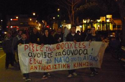 Διαδήλωση υπέρ των προσφύγων στην Καλαμάτα (βίντεο)