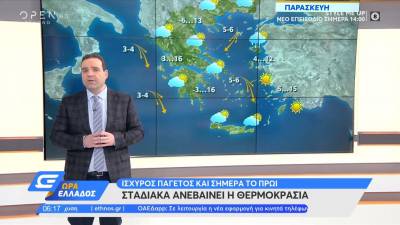 Καιρός: Ανεβαίνει σταδιακά η θερμοκρασία (Βίντεο)