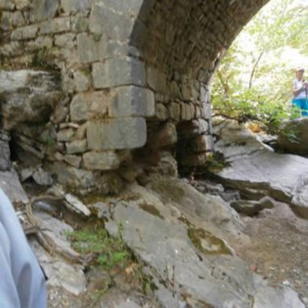 Μεσσηνία: Κινδυνεύει πέτρινο γεφύρι κοντά στο χωριό Νέδα
