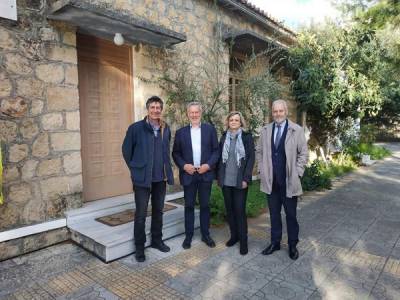 Επίσκεψη Αντωνόπουλου στη Μικρή Μαντίνεια
