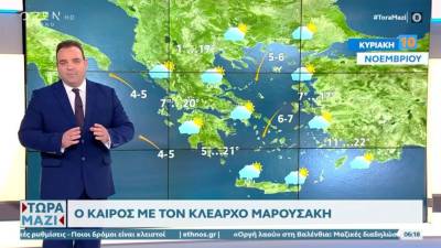 Αλλάζει το σκηνικό του καιρού - Νέα πτώση της θερμοκρασίας (Βίντεο)