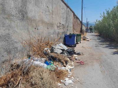 Ανεξέλεγκτος σκουπιδότοπος στην Πανηγυρίστρα της Μεσσήνης