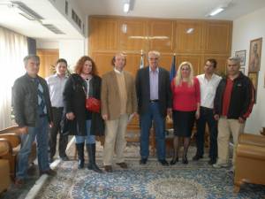 Εθιμοτυπική επίσκεψη υπαλλήλων της Π.Ε. Μεσσηνίας στον νέο αντιπεριφερειάρχη
