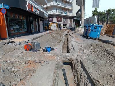 Καλαμάτα: Παράταση 9 μηνών για το έργο αντικατάστασης δικτύου ύδρευσης