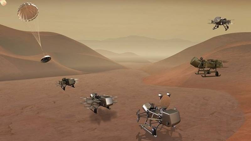 Η NASA στέλνει το ρομποτικό drone Dragonfly στον Τιτάνα