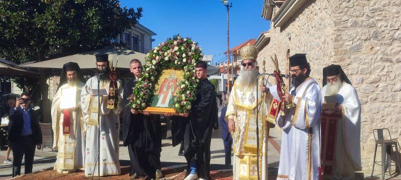 Οι Γαργαλιάνοι τίμησαν τον Αγιο Διονύσιο Αρεοπαγίτη