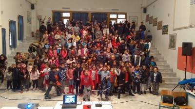 Μάθημα κυκλοφοριακής αγωγής στο 2ο Δημοτικό Κυπαρισσίας