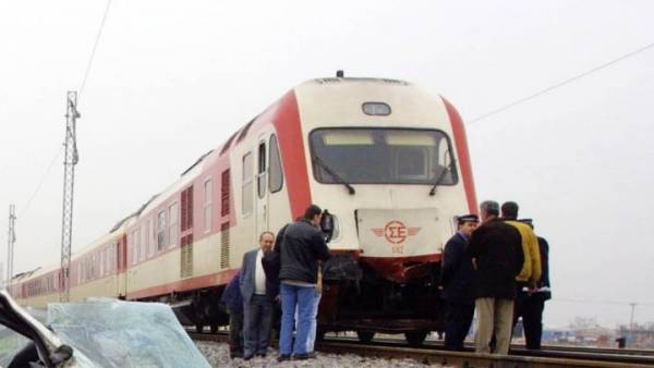 Δύο νεκροί από σύγκρουση αυτοκινήτου με τρένο, σε αφύλακτη σιδηροδρομική διάβαση στην Ημαθία