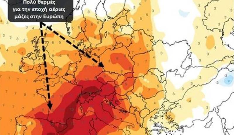 Ο καιρός τις πρώτες ημέρες του 2022 - Έρχονται θερμές αέριες μάζες