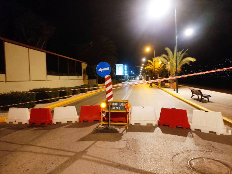 Kαλαμάτα: Κλειστή η Ναυαρίνου μέχρι την επιδιόρθωση της βλάβης