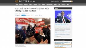 Για ισχυρή νίκη ΣΥΡΙΖΑ μιλούν τα διεθνή ΜΜΕ