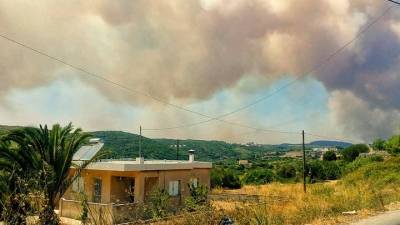 Βελτιωμένη η κατάσταση στο μέτωπο της πυρκαγιάς στα Κύθηρα