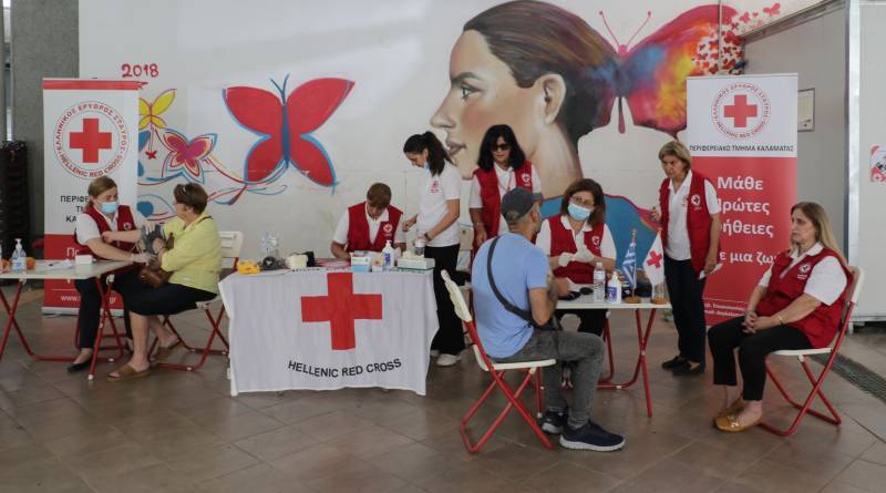 Καλαμάτα: Ενημερωτική δράση για την υπέρταση από τον Ερυθρό Σταυρό