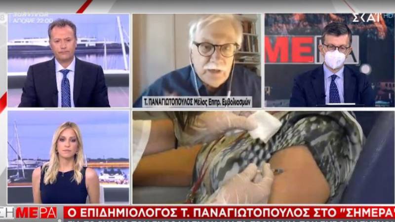 Παναγιωτόπουλος: Καμπανάκι για 4ο κύμα αν δεν προχωρήσει ο εμβολιασμός (Βίντεο)