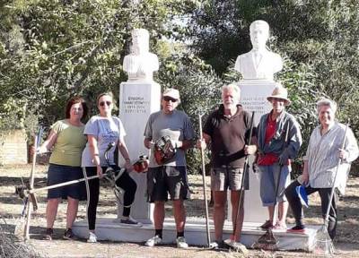 Καθάρισαν οι εθελοντές στη Μικρή Μαντίνεια