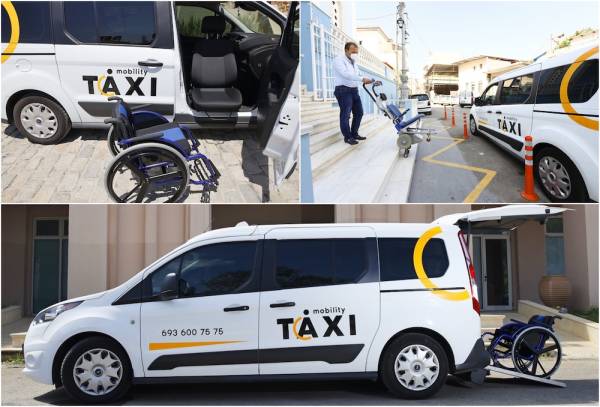 Ταξί για τη μεταφορά ατόμων με κινητικά προβλήματα