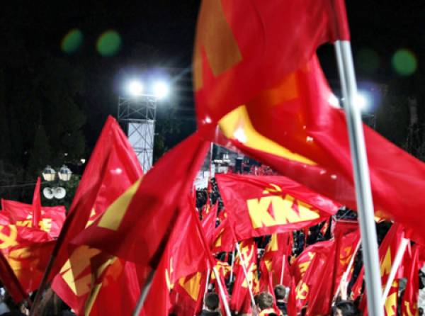 Προεκλογική  συγκέντρωση του ΚΚΕ στην Καλαμάτα