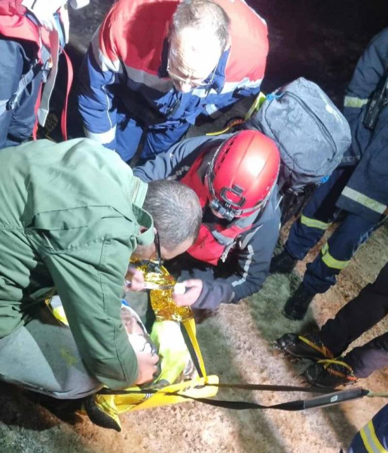 Ταΰγετος: Διασώθηκαν μετά από επιχείρηση 8 ωρών οι οκτώ ορειβάτες (βίντεο)