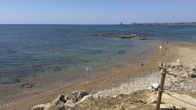 Εξουδετερώθηκε η νάρκη στην παραλία της Μεθώνης