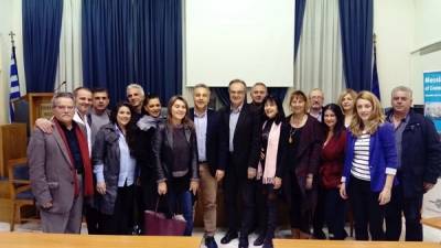 Επίσκεψη Κοσμόπουλου στο Επιμελητήριο Μεσσηνίας