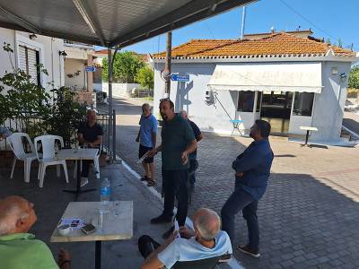 Περιοδεία Οικονομάκου σε χωριά της Καλαμάτας