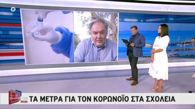 Δ. Σαρηγιάννης: «Με μάσκες η επιστροφή των παιδιών στο σχολείο» (βίντεο)