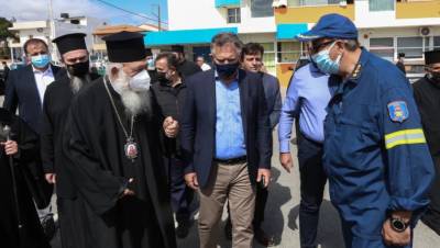 Στο Αρκαλοχώρι ο Ιερώνυμος: «Το σημαντικότερο είναι η στήριξη με έργα και όχι λόγια»