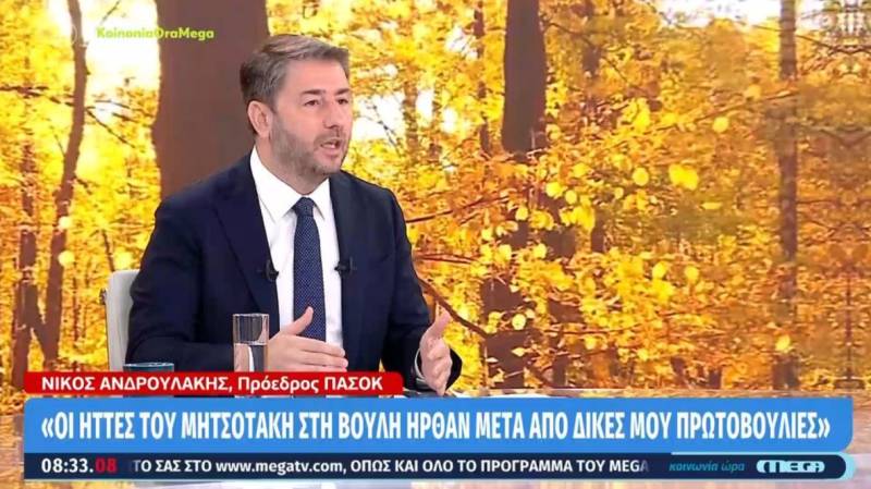 Ανδρουλάκης: «Αν η πρόταση για πρόεδρο της δημοκρατίας είναι από την ΝΔ, δεν θα την ψηφίσουμε» (Βίντεο)